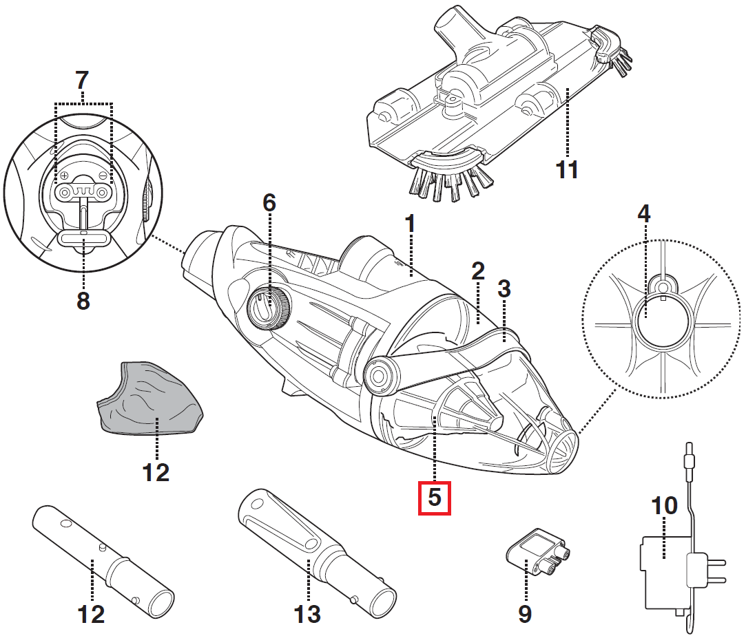 Фільтр Kokido для пилососа Voltera 25 EV25CBX/EU (EV25-05-001) 1 Фільтр Kokido для пилососа Voltera 25 EV25CBX/EU (EV25-05-001)