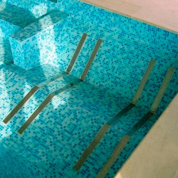 Лежак аеромасажний Aquaviva AISI 316 двосмуговий, під бетон 2 Лежак аеромасажний Aquaviva AISI 316 двосмуговий, під бетон