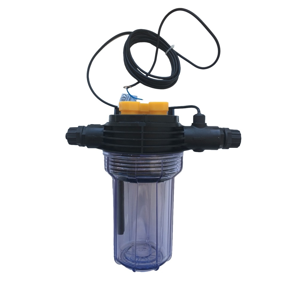 Колба Aquaviva PSS 8-a для 3-х електродів з датчиком протоку 1 Колба Aquaviva PSS 8-a для 3-х електродів з датчиком протоку