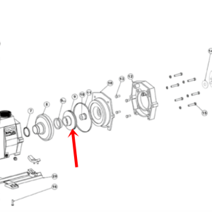 Крильчатка насоса Hayward RS3016, 1.5 НР (SPX3016CE)