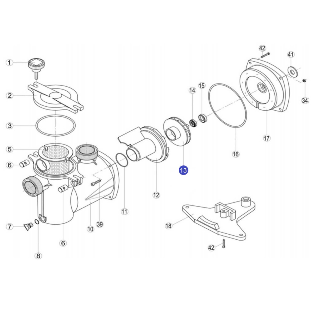 Крильчатка NK25-RNK 130.A/RBH0007.00R (RPUM0013.00R) 2 Крильчатка NK25-RNK 130.A/RBH0007.00R (RPUM0013.00R)
