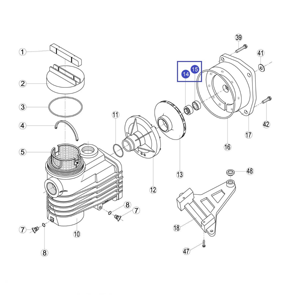 Сальник насоса CK, EP, KNG, ОК, KS, RKS 200.A/ RBH0005.02R/ RPUM1415.01R 2 Сальник насоса CK, EP, KNG, ОК, KS, RKS 200.A/ RBH0005.02R/ RPUM1415.01R