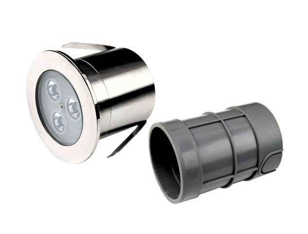 Прожектор світлодіодний Aquaviva HJ-RC-SS75, 3LED 6 Вт RGB, із закладною 1 Прожектор світлодіодний Aquaviva HJ-RC-SS75, 3LED 6 Вт RGB, із закладною