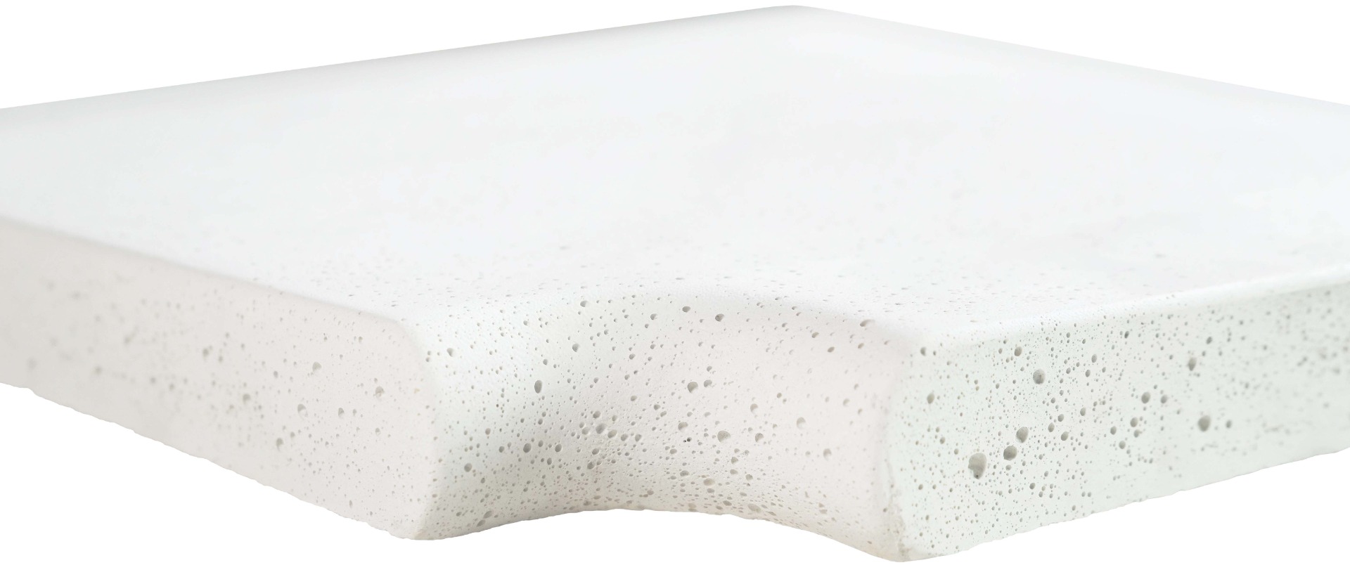 Кутовий копінговий камінь Aquazone Tuff 250x300x50-25 мм, білий (пористий) 2 Кутовий копінговий камінь Aquazone Tuff 320x400x50-25 мм, білий (пористий)