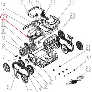 Моторний блок до пилососа Wybotics WY200 (No 12 B.WYBOT S1.04.002)