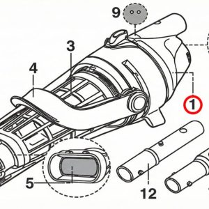 Блок мотора з акумулятором Kokido для пилососа Voltera 56