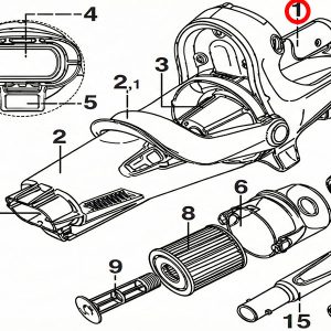 Блок мотора з акумулятором Kokido для пилососа Voltera 60