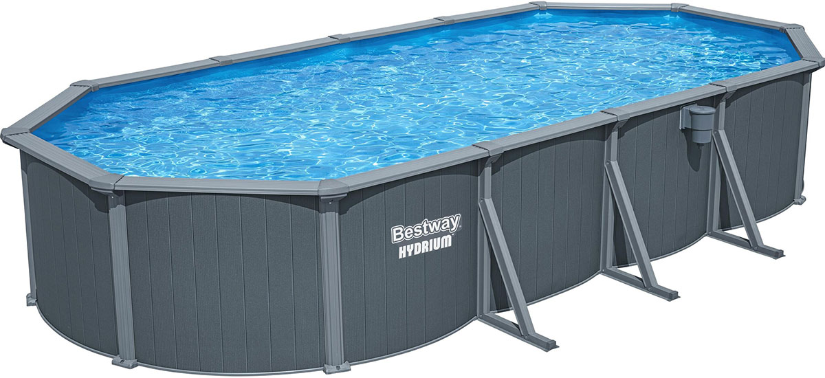 Збірний басейн Bestway Hydrium 561CW (732х366х132 см) з пісочним фільтром, драбиною та тентом 2 Збірний басейн Bestway Hydrium 561CW (732х366х132 см) з пісочним фільтром, драбиною та тентом