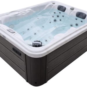 СПА-басейн Aquajoy Bali (210х160х77 см), Сріблясто-білий мармур
