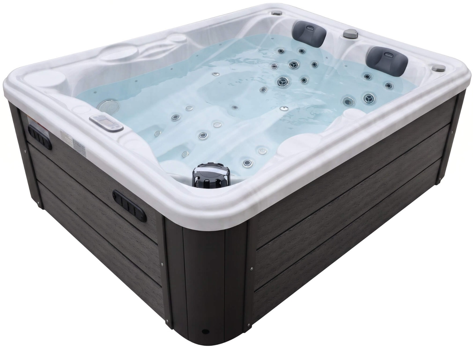 СПА-басейн Aquajoy Bali (210х160х77 см), Сріблясто-білий мармур 1 СПА-басейн Aquajoy Bali (210х160х77 см), Сріблясто-білий мармур