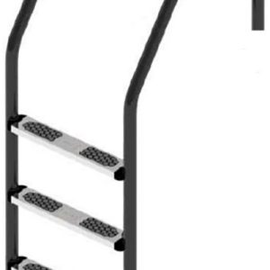 Сходи для басейну Flexinox Standard Nero (4 сходинки) Black, AISI-316L