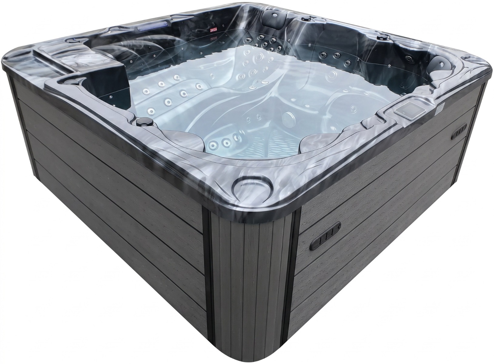 СПА-басейн Aquajoy Borneo (230х230х96 см), Темний опал 1 СПА-басейн Aquajoy Borneo (230х230х96 см), Темний опал