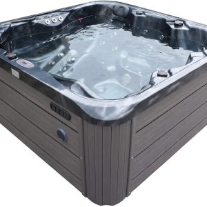 СПА-басейн Aquajoy Riviera (200х200х90 см), темний опал, з динаміками та LED-підсвічуванням