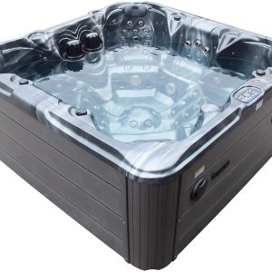 СПА-басейн Aquajoy Maldives (230х230х95 см), темний опал, з динаміками та LED-підсвічуванням
