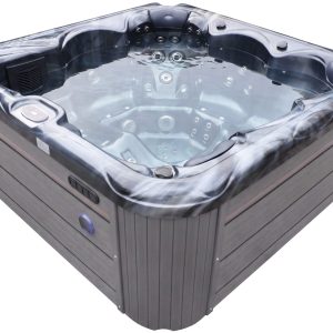 СПА-басейн Aquajoy Ibiza (200х200х89 см), темний опал, з динаміками та LED-підсвічуванням