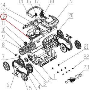 Плата керування до пилососа Wybotics WY200 (D.2.02.038)