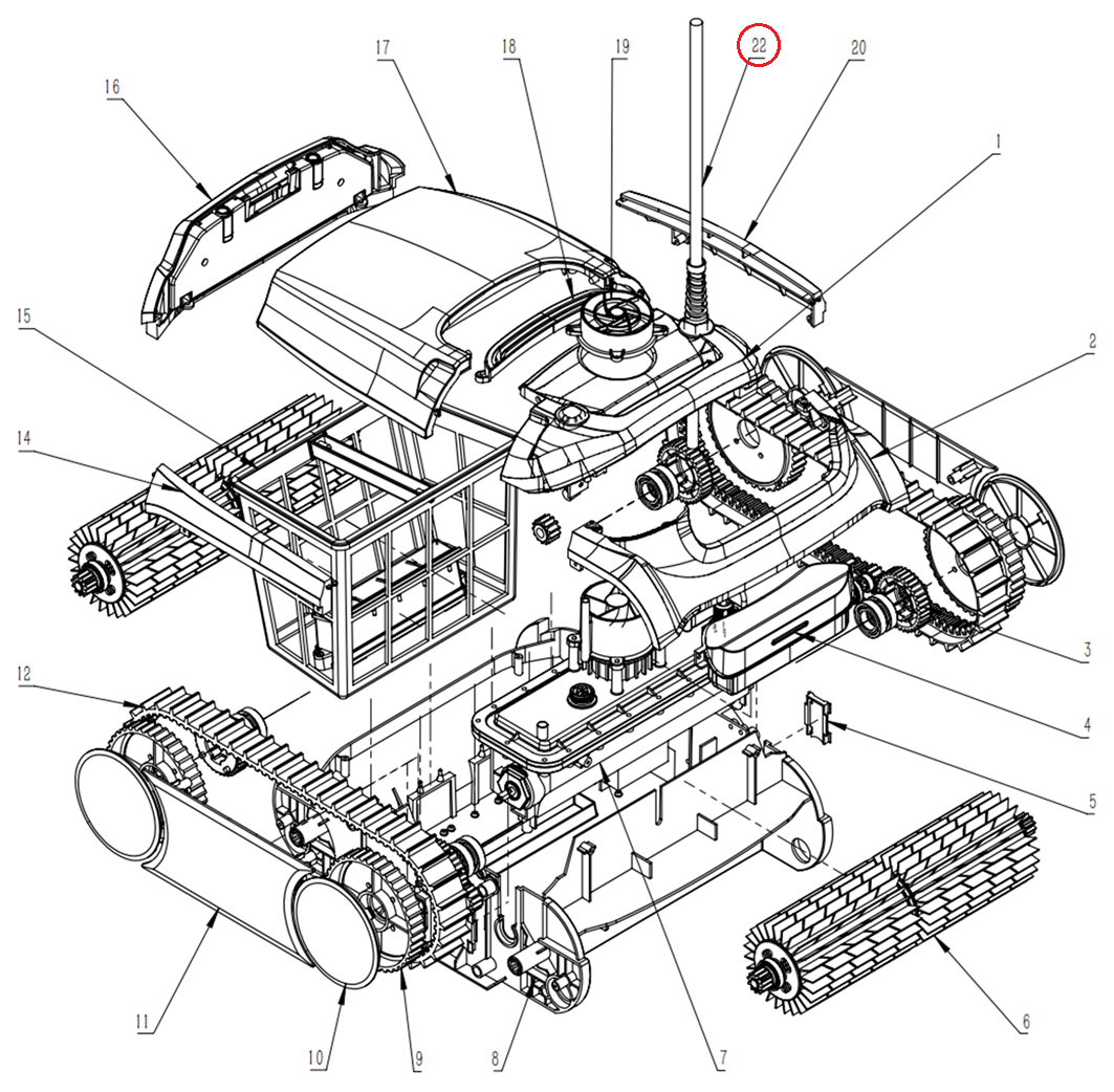Кабель живлення для робота-пилососа Wybotics WY350 (B.WY360.03.002) 1 Кабель живлення для робота-пилососа Wybotics WY350 (B.WY360.03.002)