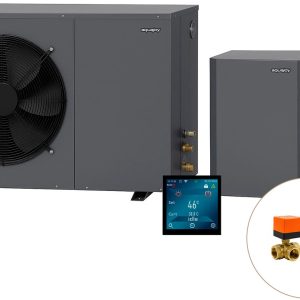 Інверторний тепловий насос для дому Aquajoy Comfort 7 (7 кВт), циркуляційний насос + триходовий клапан