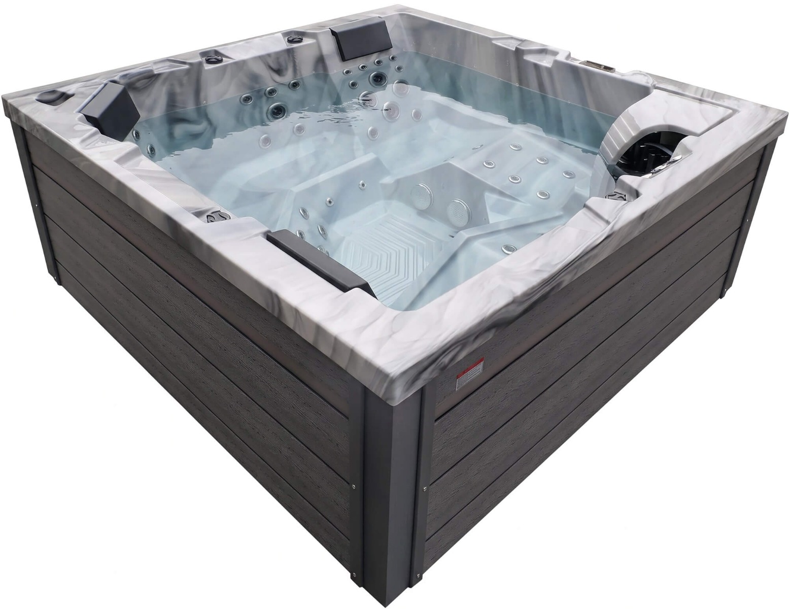 СПА-басейн Aquajoy Monaco Odyssey (220х220х90 см), з динаміками та LED-підсвічуванням + Jet LED 1 СПА-басейн Aquajoy Monaco Odyssey (220х220х90 см), з динаміками та LED-підсвічуванням + Jet LED