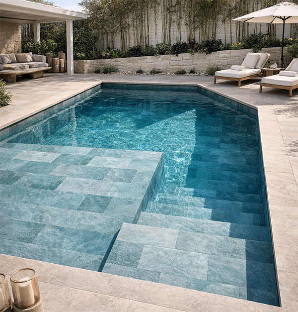 Лайнер Cefil Keramik Touch Greenocean, плитка (1.65x25 м) 2 Лайнер Cefil Keramik Touch Greenocean, плитка (1.65x25 м)