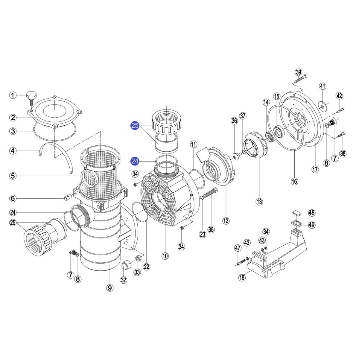 Муфта насоса Kripsol KAN - RPUM2425.02R/RBH0015.03R, 110 мм 2 Муфта насоса Kripsol KAN - RPUM2425.02R/RBH0015.03R, 110 мм