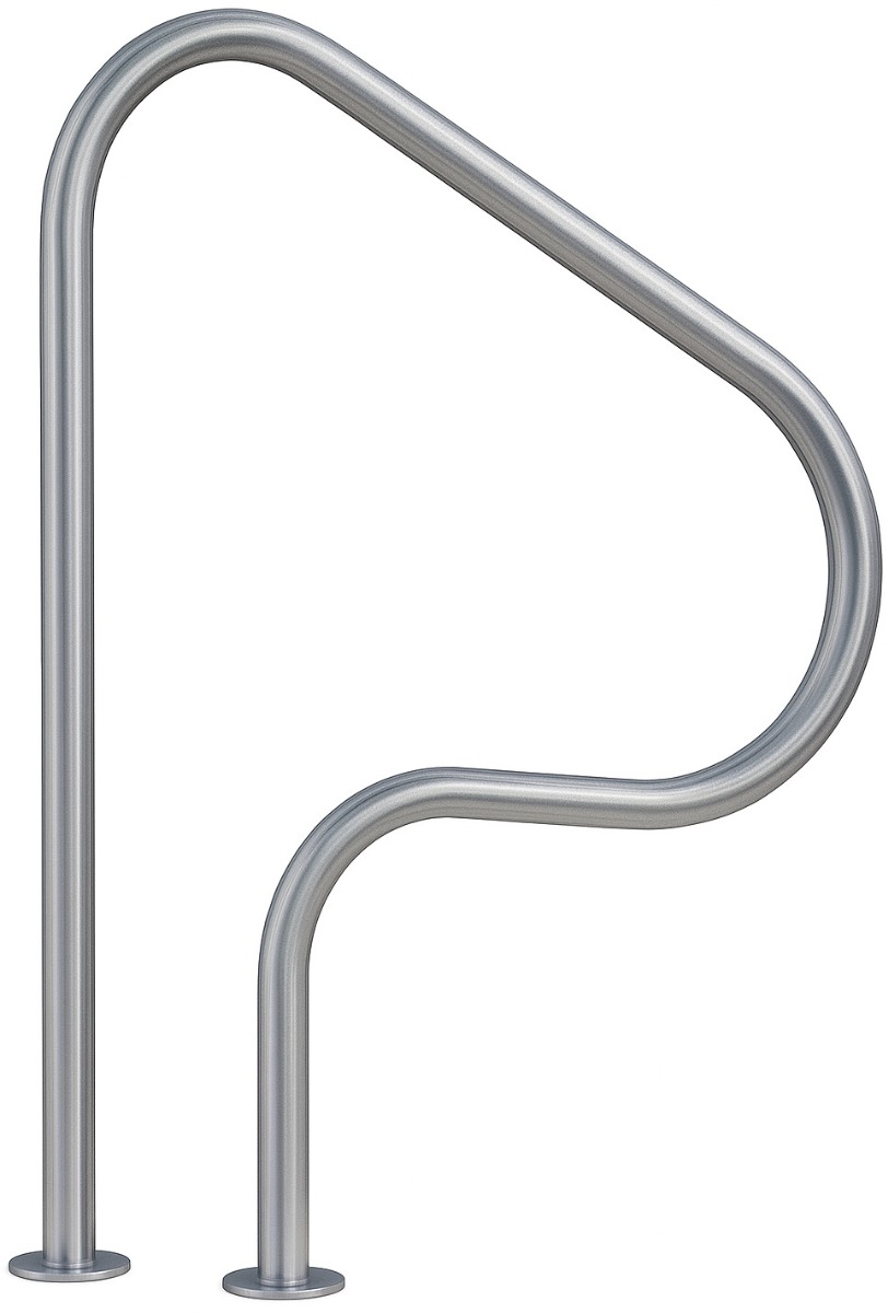 Поручень Flexinox 87164010 для римських сходів FX-04 (800 мм, фланець, AISI-316L) 1 Поручень Flexinox 87164010 для римських сходів FX-04 (800 мм, фланець, AISI-316L)