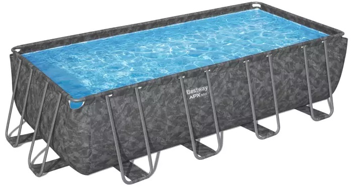 Каркасний басейн Bestway Grey 561KA (549х274х132 см) з пісочним фільтром, тентом та драбиною 2 Каркасний басейн Bestway Grey 561KA (549х274х132 см) з пісочним фільтром, тентом та драбиною
