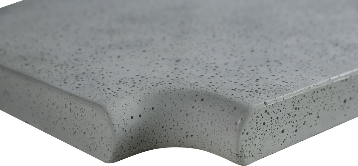 Кутовий копінговий камінь Aquazone Tuff 250x300x50-25 мм, сірий (пористий) 2 Кутовий копінговий камінь Aquazone Tuff 320x400x50-25 мм, сірий (пористий)