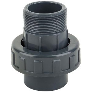 Муфта ПВХ Kripsol EHM30 63.C розбірна, із зовнішньою різьбою d63х2"