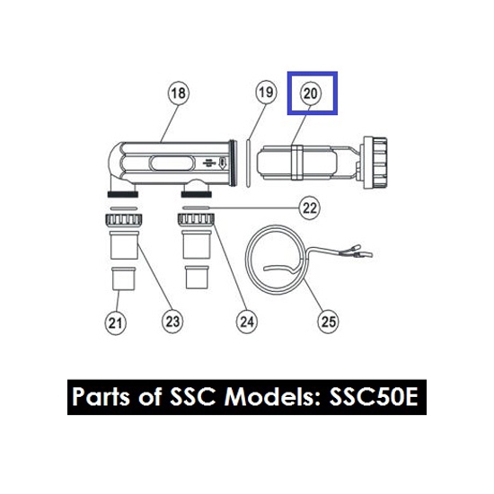 Змінна ячейка для Emaux SSC50/25 (08050019) 2 Змінна ячейка для Emaux SSC50/25 (08050019)