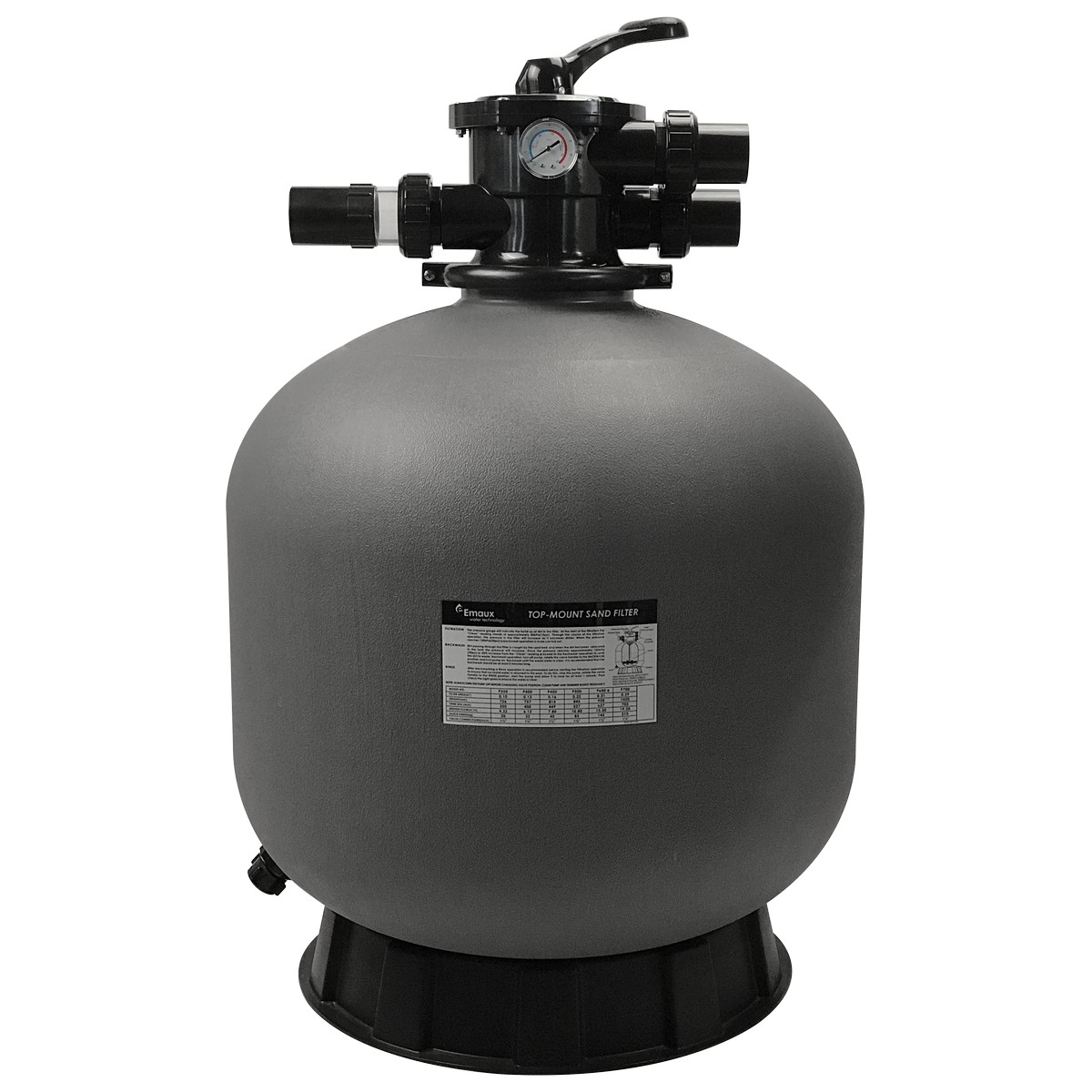 Пісочний фільтр Emaux P650 (15 м³/год, D627) 1 Пісочний фільтр Emaux P700 (19 м³/год, D703)