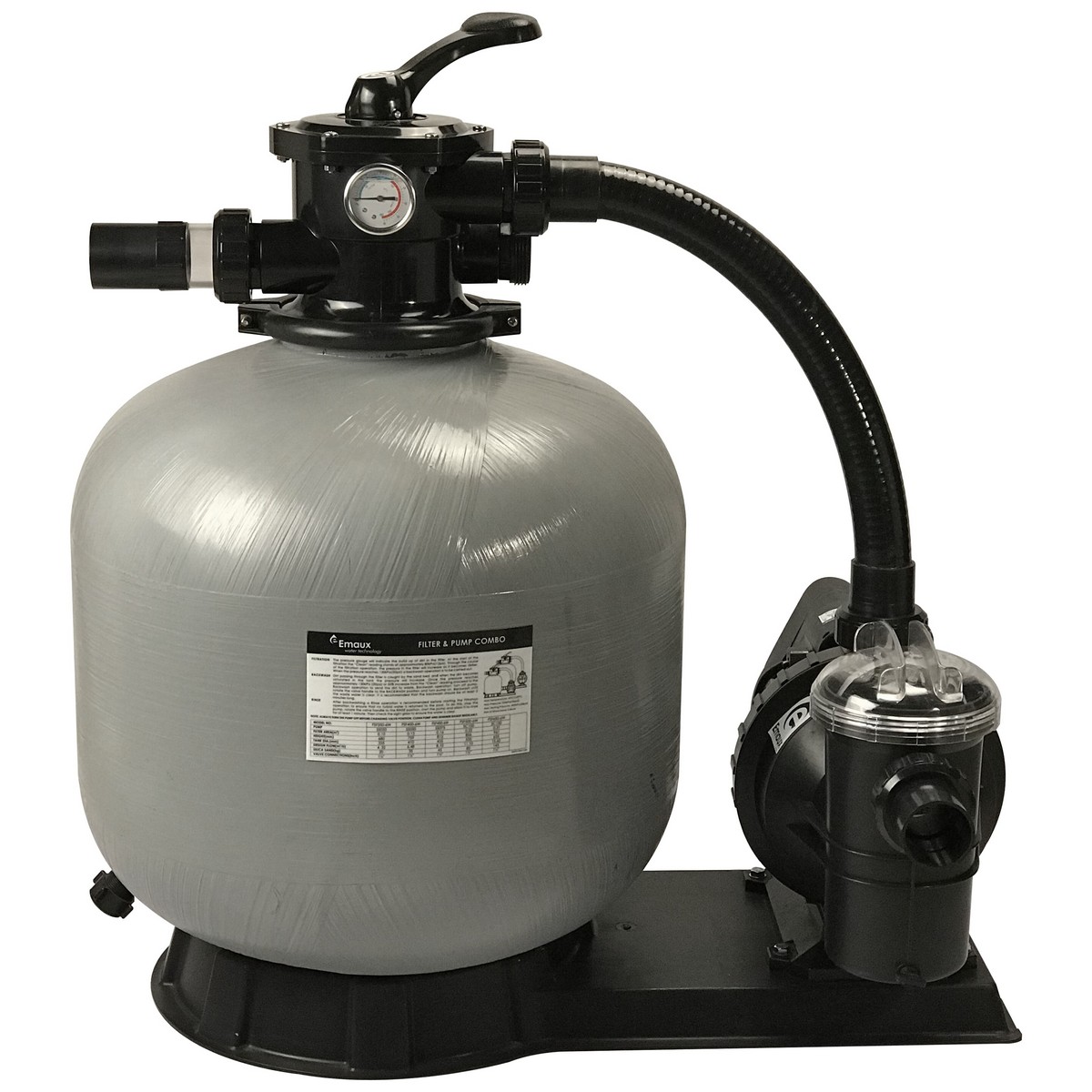 Фільтраційна установка Emaux FSF350 (4 м3/год, D355) 1 Фільтраційна установка Emaux FSF650 (15.6 м3/год, D635)
