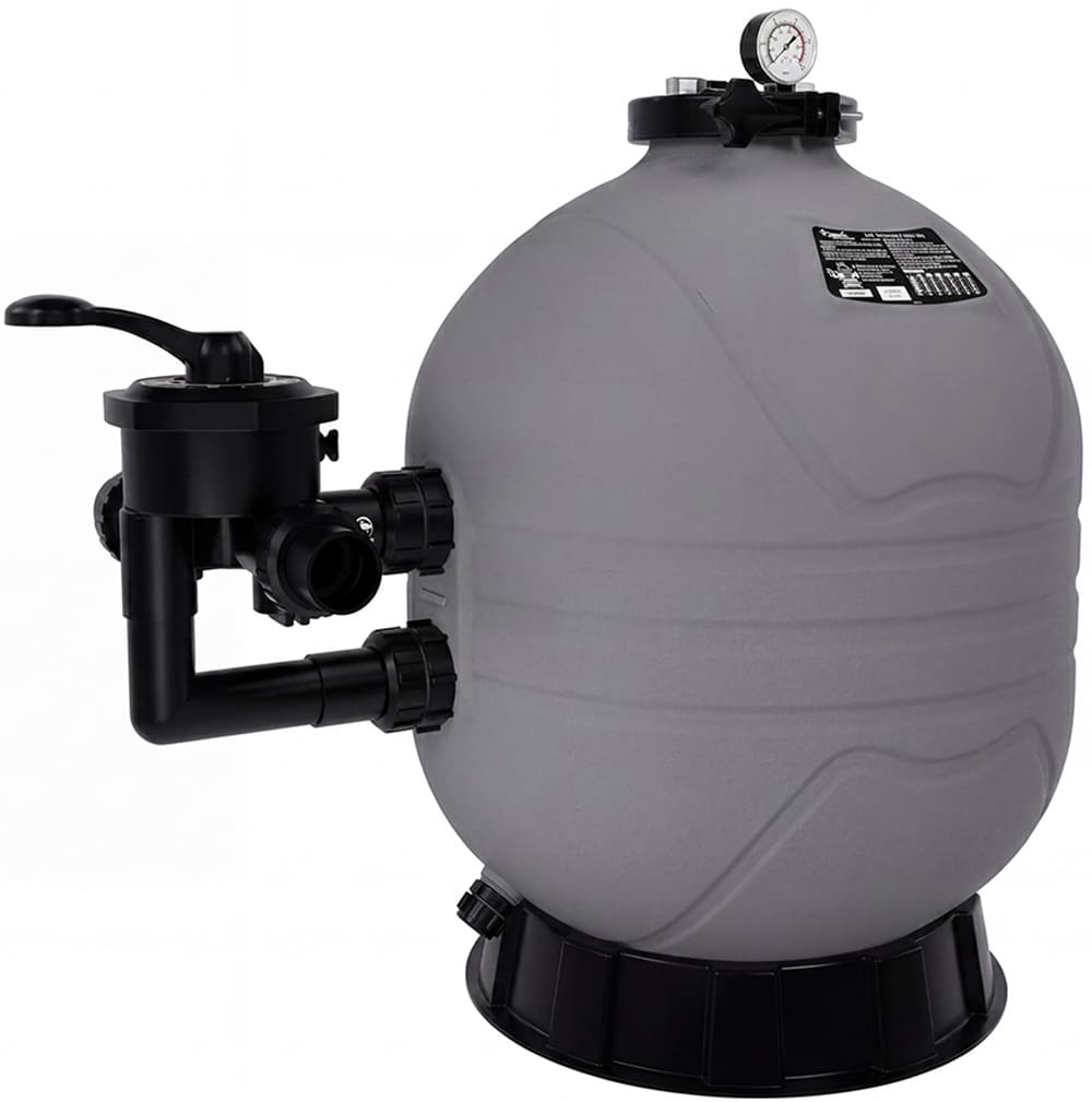 Пісочний фільтр Emaux MFS35 (30 м³/год, D875) 1 Пісочний фільтр Emaux MFS27 (18 м³/год, D675)