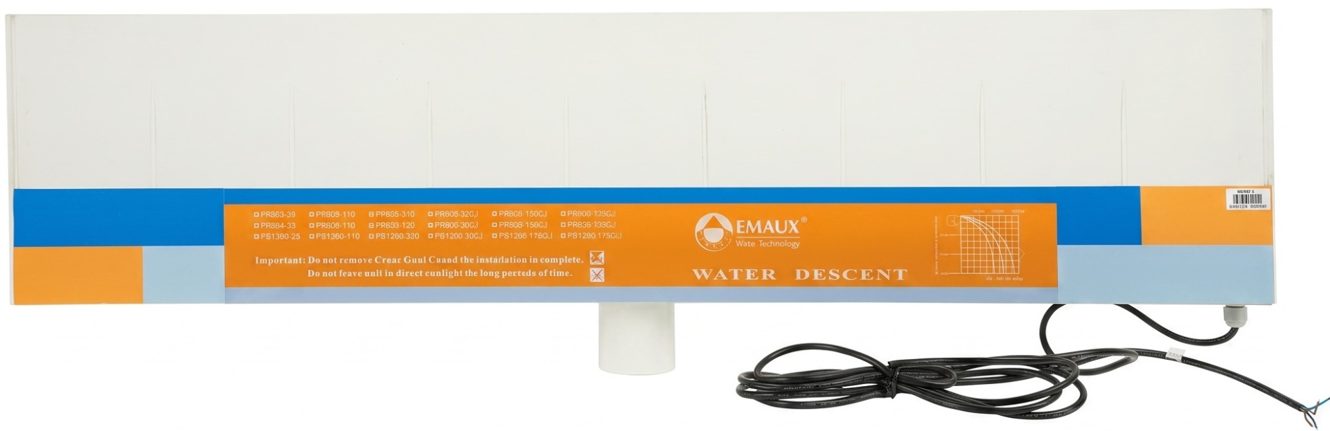 Стіновий водоспад Emaux PB 900-150 (L) (906х263х76 мм) 1 Стіновий водоспад Emaux PB 900-150 (L) (906х263х76 мм)