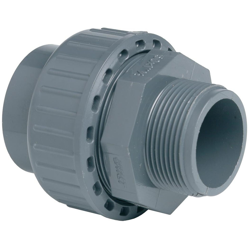 Муфта ПВХ Effast RGRBMG050F розбірна, із зовнішньою різьбою d50x1-1/2" 1 Муфта ПВХ Effast RGRBMG063G розбірна, із зовнішньою різьбою d63x2"