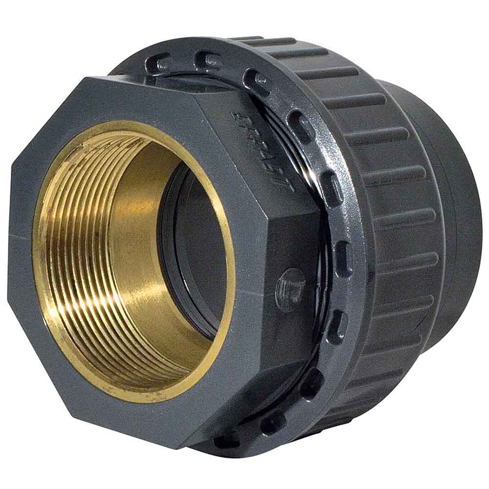 Муфта ПВХ Effast RGRBBD020B.N перехідна, з внутрішньою різьбою d20x1/2" 1 Муфта ПВХ Effast RGRBBD063G.N перехідна, з внутрішньою різьбою d63x2"