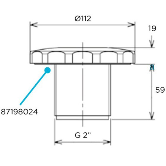 Форсунка пилососна Flexinox 87198024, під бетон 2 Форсунка пилососна Flexinox 87198024, під бетон