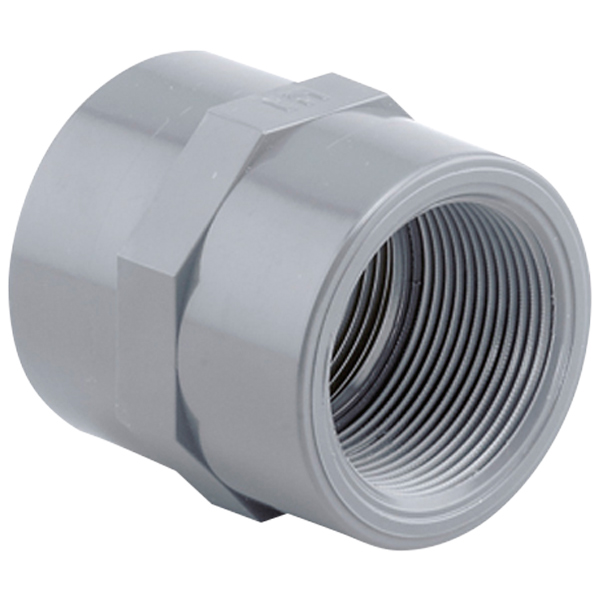 Муфта ПВХ Hidroten ВР-ВР, 1002053, різьбова, d1 1/4" 1 Муфта ПВХ Hidroten ВР-ВР, 1002053, різьбова, d1 1/4"
