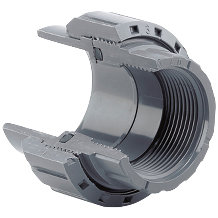 Муфта розбірна ПВХ Hidroten ВР 1002028, перехідна, d1/2"-20 мм 1 Муфта розбірна ПВХ Hidroten ВР 1002035, перехідна, d3"-90 мм