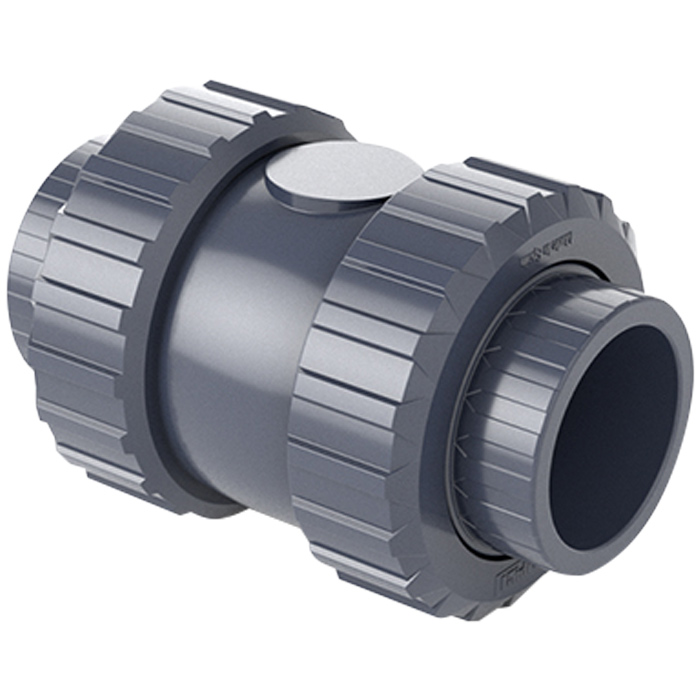 Зворотний клапан ПВХ Hidroten 1016001 пружинний, з ущільненням EPDM, d20 мм 1 Зворотний клапан ПВХ Hidroten 1016059 пружинний, з ущільненням EPDM, d90-110 мм