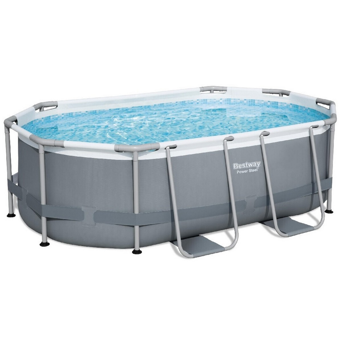 Каркасний басейн Bestway Power Steel 5614A (305х200х84 см) з картриджним фільтром 2 Каркасний басейн Bestway Power Steel 5614A (305х200х84 см) з картриджним фільтром