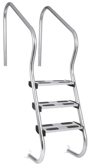 Сходи для басейну Hayward EAF4 Easy access (4 сходинки), для широкого борту, AISI-316 1 Сходи для басейну Hayward EAF4 Easy access (4 сходинки), для широкого борту, AISI-316