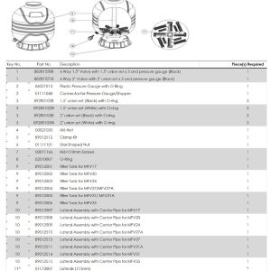 Дюзова коробка в комплекті з трубою для Emaux MFV31A 89012511
