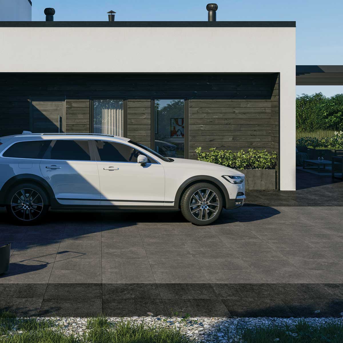 Плитка для тераси Aquaviva Stellar Dark Grey, 600x600x20 мм 2 Плитка для тераси Aquaviva Stellar Dark Grey, 600x600x20 мм