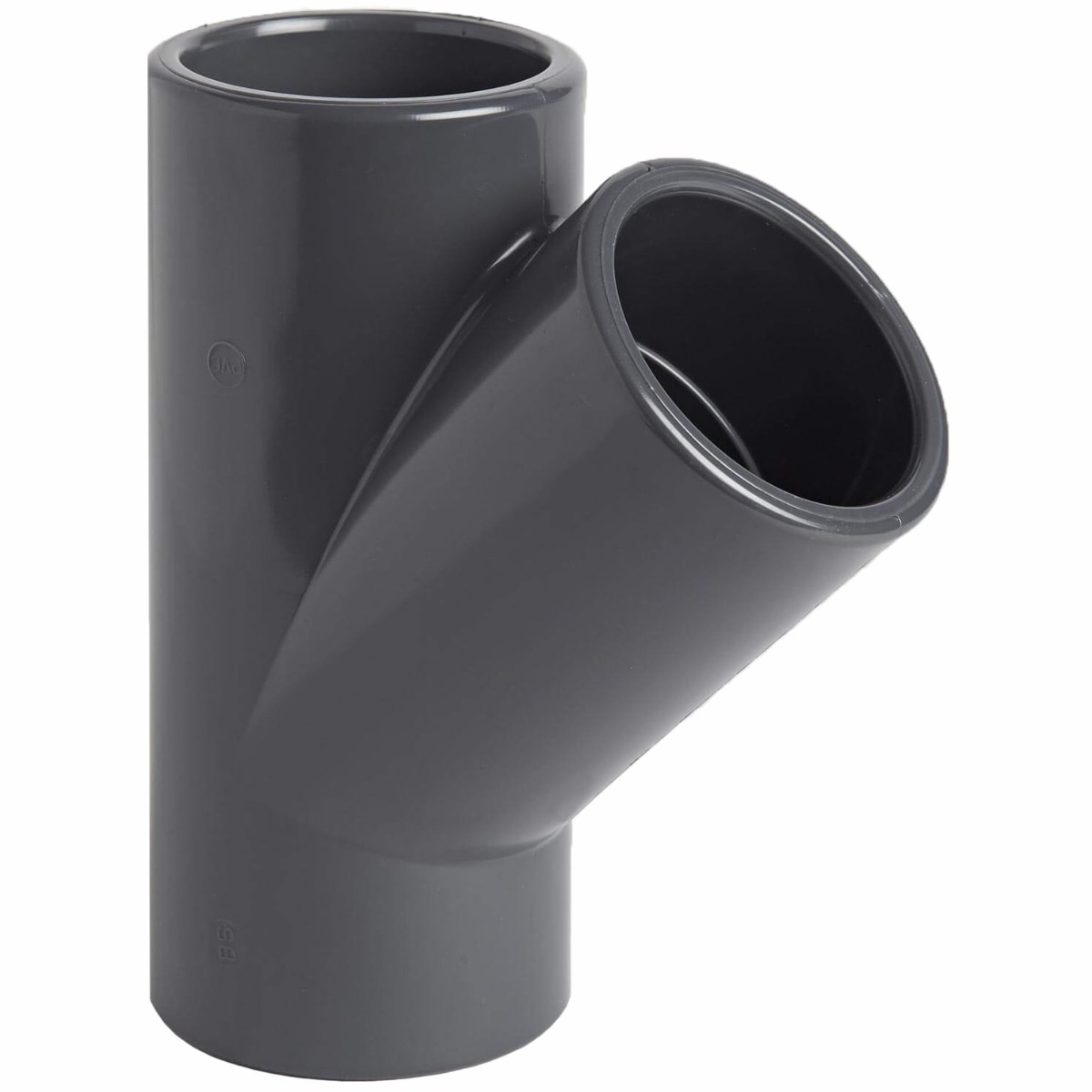 Трійник ПВХ Aquaviva 45° клейовий, d40 мм 1 Трійник ПВХ Aquaviva 45° клейовий, d63 мм