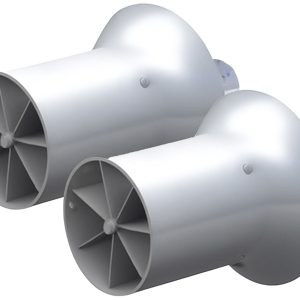 Турбінна система Hydrostar BGA 1200 Double (160–1200 м3/год, 230 В, на кронштейні)